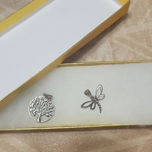 Tree of Life & Dragonfly Charms NWOT